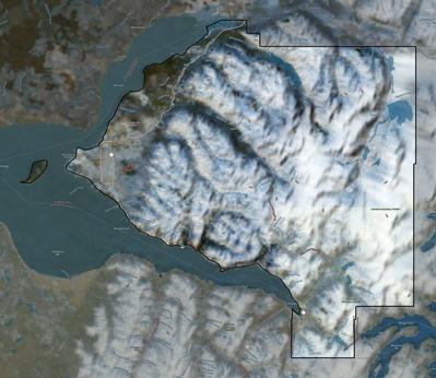Anchorage County AK USGS imagery and topo map