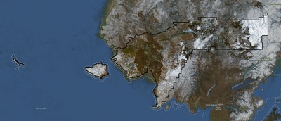 Bethel County AK USGS imagery and topo map