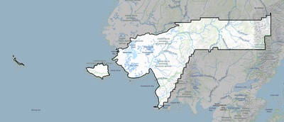Bethel County AK USGS topo map