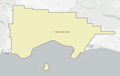Chugach County AK townships and subdivisions map