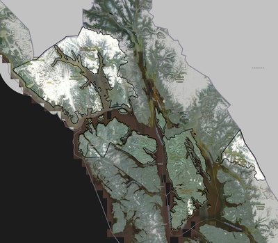 Hoonah-Angoon County AK USGS imagery and topo map