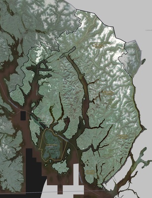 Ketchikan Gateway County AK USGS imagery and topo map