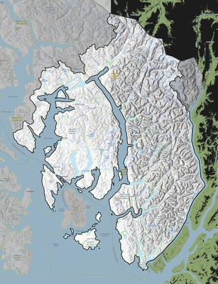 Ketchikan Gateway County AK USGS topo map