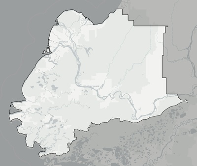 Kusilvak County AK county basemap context