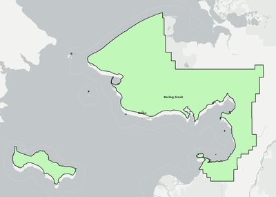 Nome County AK school district boundaries map