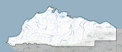 North Slope County AK USGS topo map