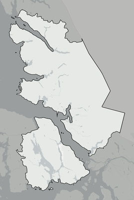 Petersburg County AK county basemap context