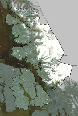 Petersburg County AK USGS imagery and topo map