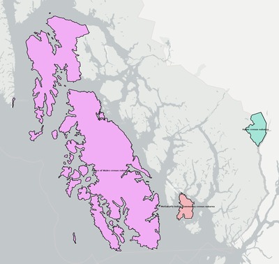Prince of Wales-Hyder County AK county subdivision map preview