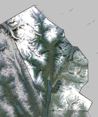 Skagway County AK USGS imagery and topo map