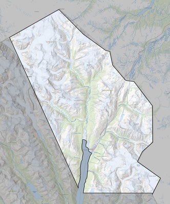 Skagway County AK USGS topo map