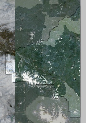 Southeast Fairbanks County AK USGS imagery and topo map