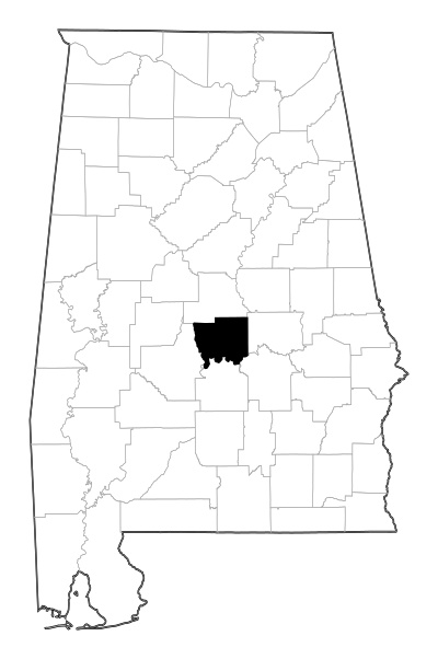 Autauga County in Alabama