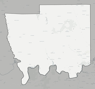 Autauga County AL county basemap context