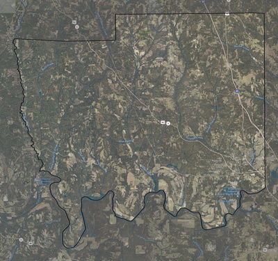 Autauga County AL USGS imagery and topo map