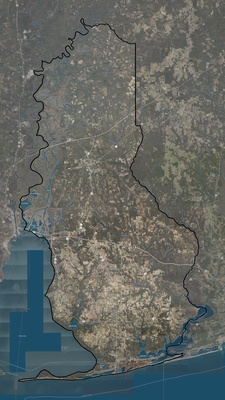 Baldwin County AL USGS imagery and topo map