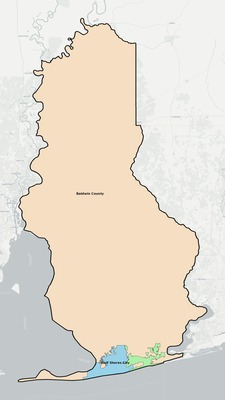 Baldwin County AL school district boundaries map
