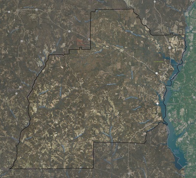 Barbour County AL USGS imagery and topo map