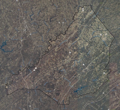 Blount County AL USGS imagery and topo map