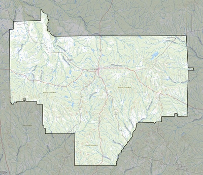 Bullock County AL USGS topo map