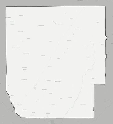 Butler County AL county basemap context