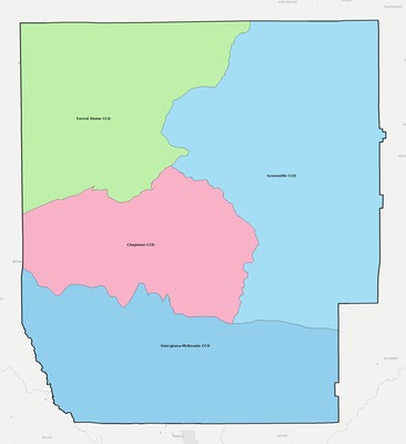 Butler County AL townships and subdivisions map