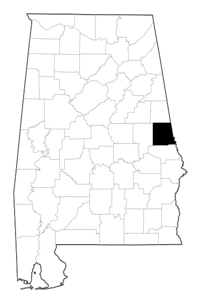 Chambers County in Alabama