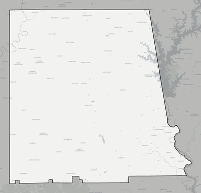 Chambers County AL county basemap context