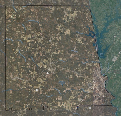 Chambers County AL USGS imagery and topo map