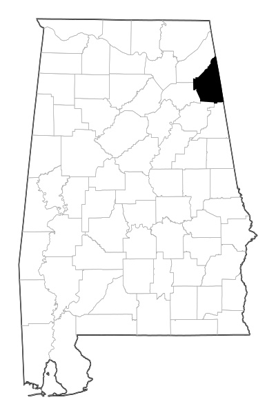 Cherokee County in Alabama