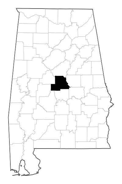 Chilton County in Alabama