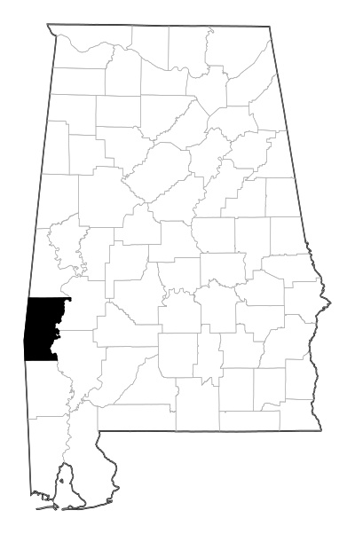 Choctaw County in Alabama