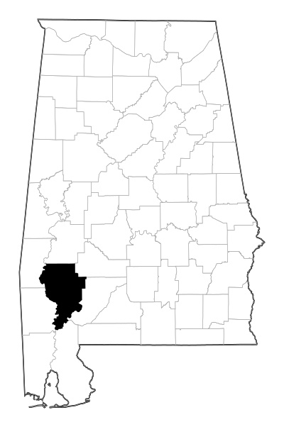 Clarke County in Alabama