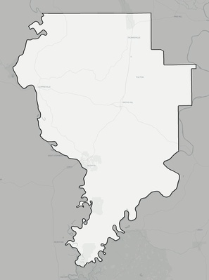 Clarke County AL county basemap context