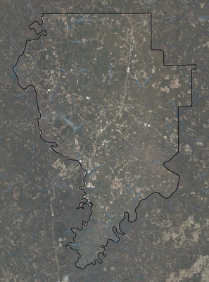 Clarke County AL USGS imagery and topo map