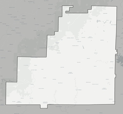 Clay County AL county basemap context