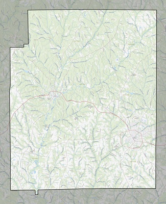 Coffee County AL USGS topo map