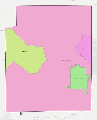 Coffee County AL school district boundaries map