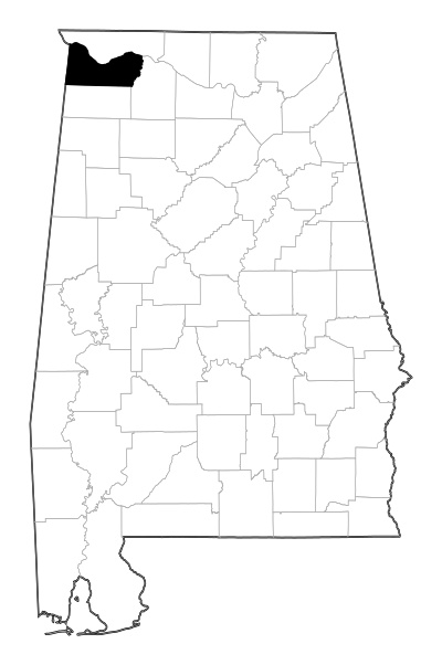Colbert County in Alabama