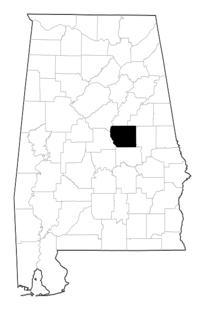Coosa County in Alabama