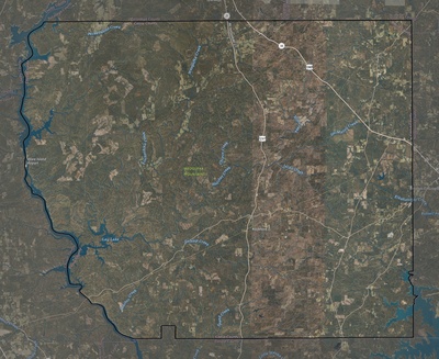 Coosa County AL USGS imagery and topo map