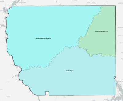 Coosa County AL townships and subdivisions map