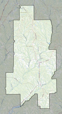 Crenshaw County AL USGS topo map