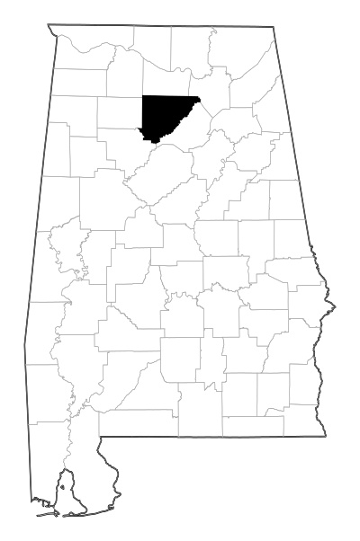 Cullman County in Alabama