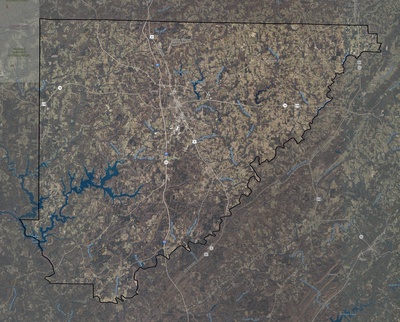 Cullman County AL USGS imagery and topo map