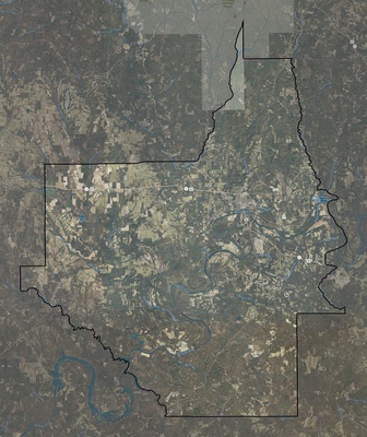Dallas County AL USGS imagery and topo map