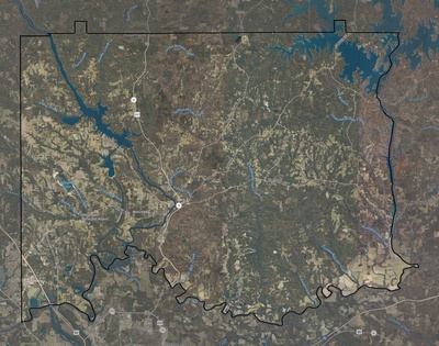 Elmore County AL USGS imagery and topo map