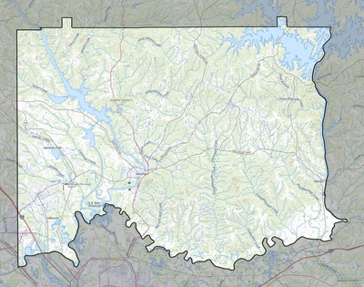 Elmore County AL USGS topo map