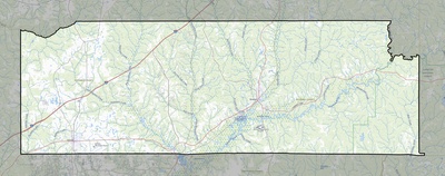 Escambia County AL USGS topo map