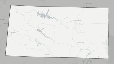 Franklin County AL county basemap context